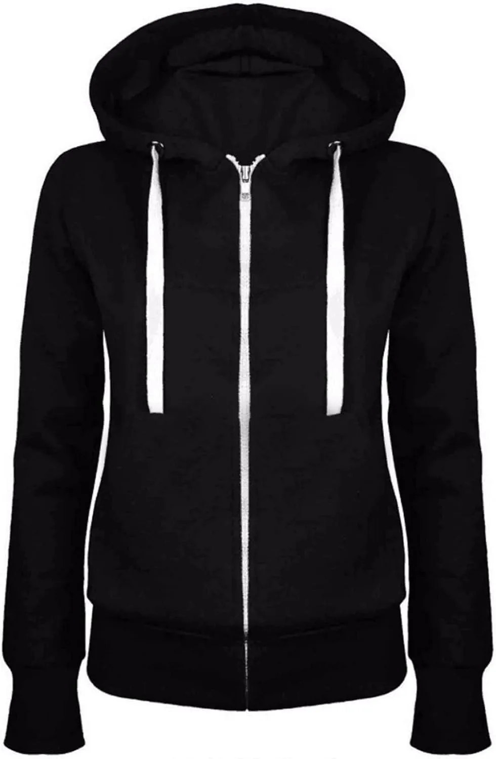 Zip Up Hoodie for Women Cute Long Sleeve Sweatshirts Trendy Oversized Lightweight Teen Girl Outfits Fashion Jackets