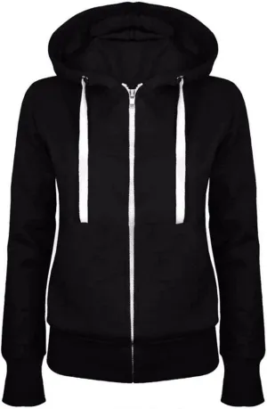 Zip Up Hoodie for Women Cute Long Sleeve Sweatshirts Trendy Oversized Lightweight Teen Girl Outfits Fashion Jackets