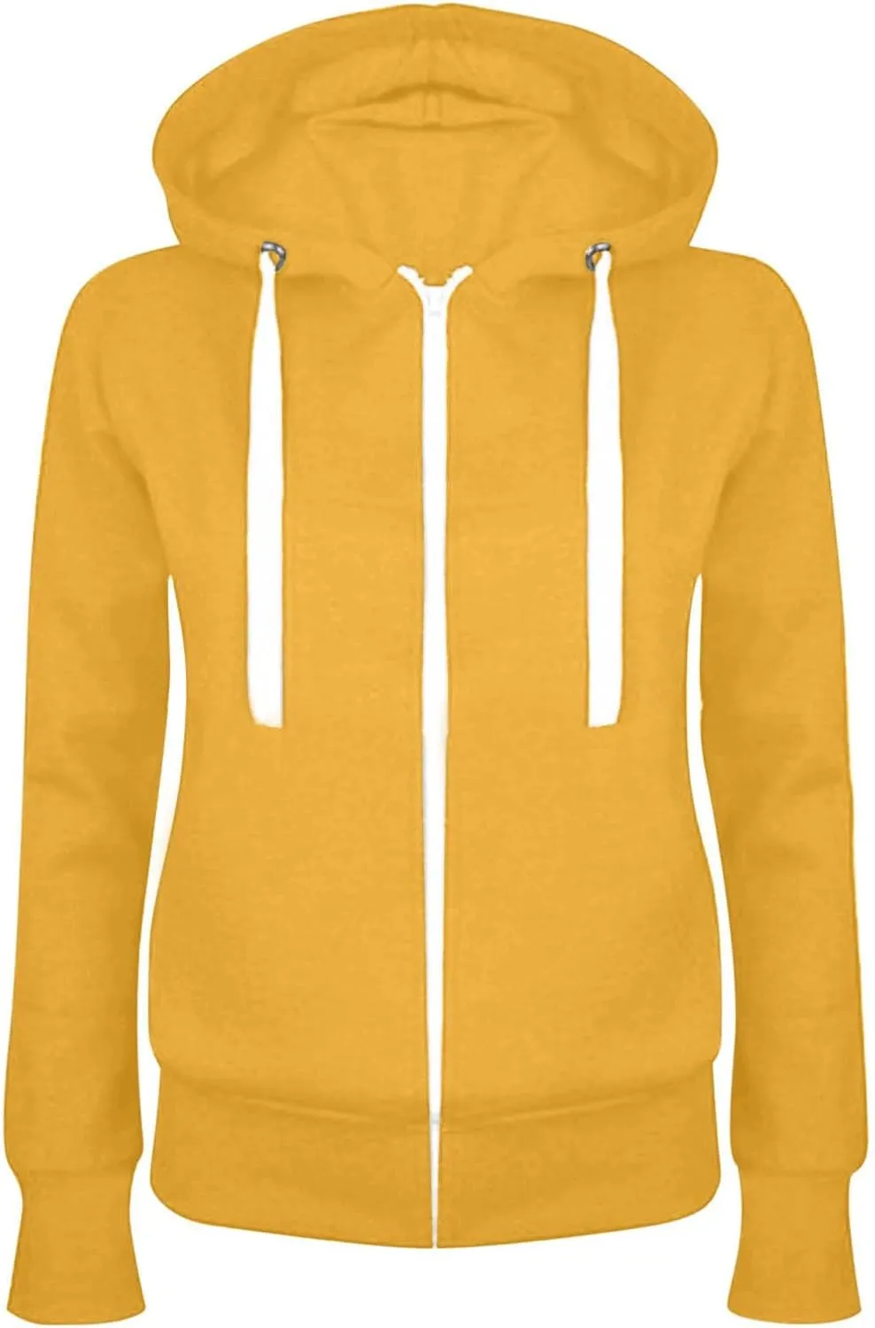 Zip Up Hoodie for Women Cute Long Sleeve Sweatshirts Trendy Oversized Lightweight Teen Girl Outfits Fashion Jackets