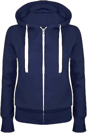 Zip Up Hoodies for Women 2024 Oversized Casual Fall Sweatshirts Fleece Long Sleeve Hooded Pullover with Pockets